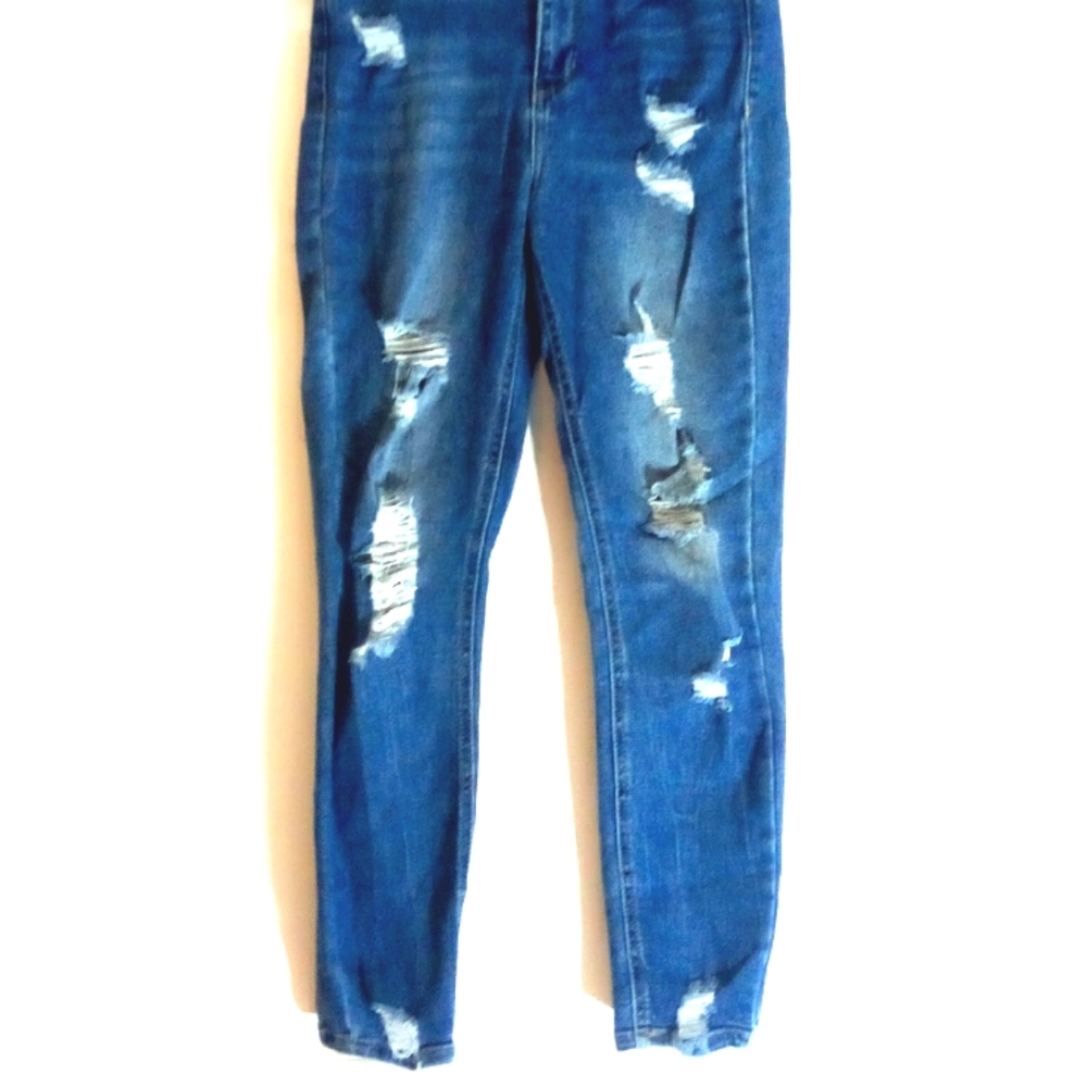 Wax Jeans Super Stretchy Stressed Jeans